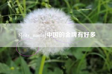 商水中国的金牌有好多