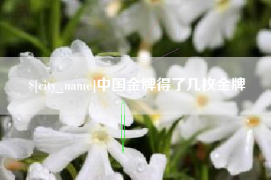 商水中国金牌得了几枚金牌
