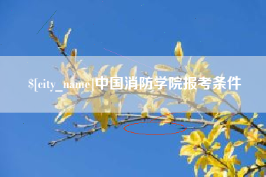 商水中国消防学院报考条件