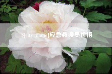 商水应急救援员价格