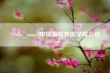 商水中国消防救援学院介绍