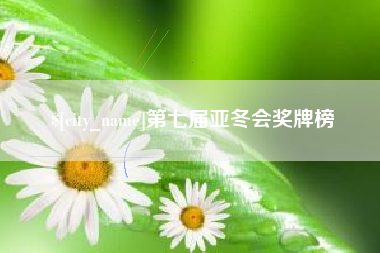 商水第七届亚冬会奖牌榜