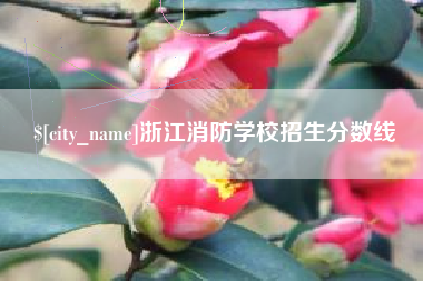 商水浙江消防学校招生分数线