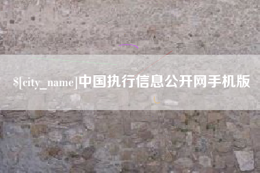 商水中国执行信息公开网手机版