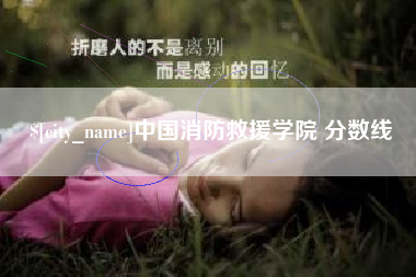 商水中国消防救援学院 分数线