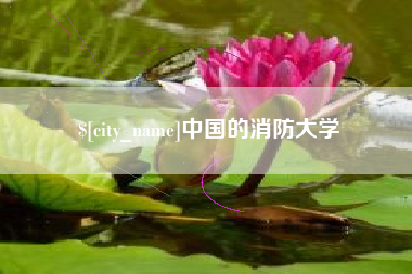 商水中国的消防大学