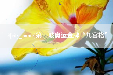 商水第一波奥运金牌“九宫格”