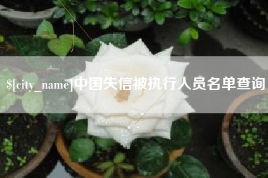 商水中国失信被执行人员名单查询
