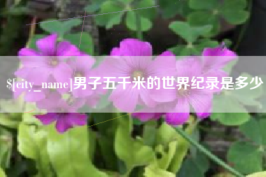 商水男子五千米的世界纪录是多少