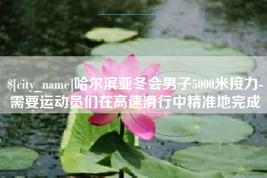 商水哈尔滨亚冬会男子5000米接力-需要运动员们在高速滑行中精准地完成