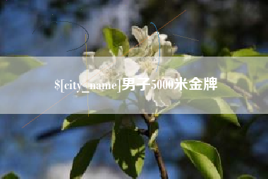 商水男子5000米金牌