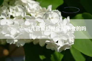 商水九宫星位是定位不变的吗