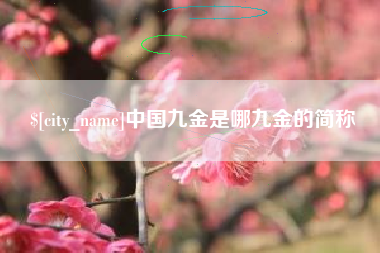 商水中国九金是哪九金的简称