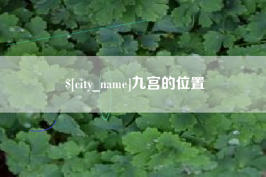 商水九宫的位置