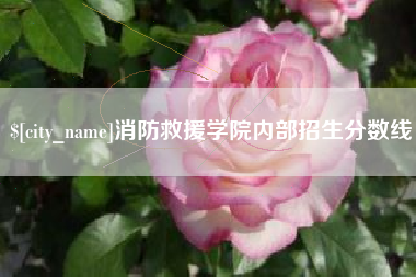 商水消防救援学院内部招生分数线
