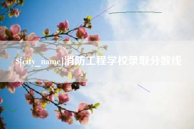 商水消防工程学校录取分数线