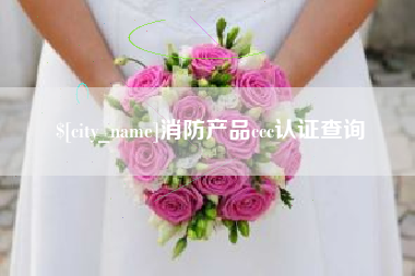 商水消防产品ccc认证查询