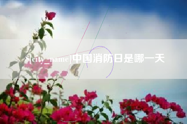 商水中国消防日是哪一天