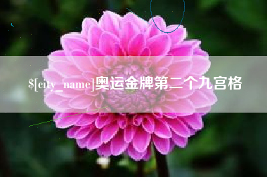 商水奥运金牌第二个九宫格