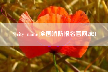商水全国消防报名官网2021